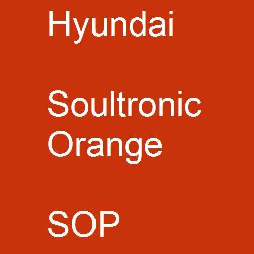 Hyundai, Soultronic Orange, SOP.